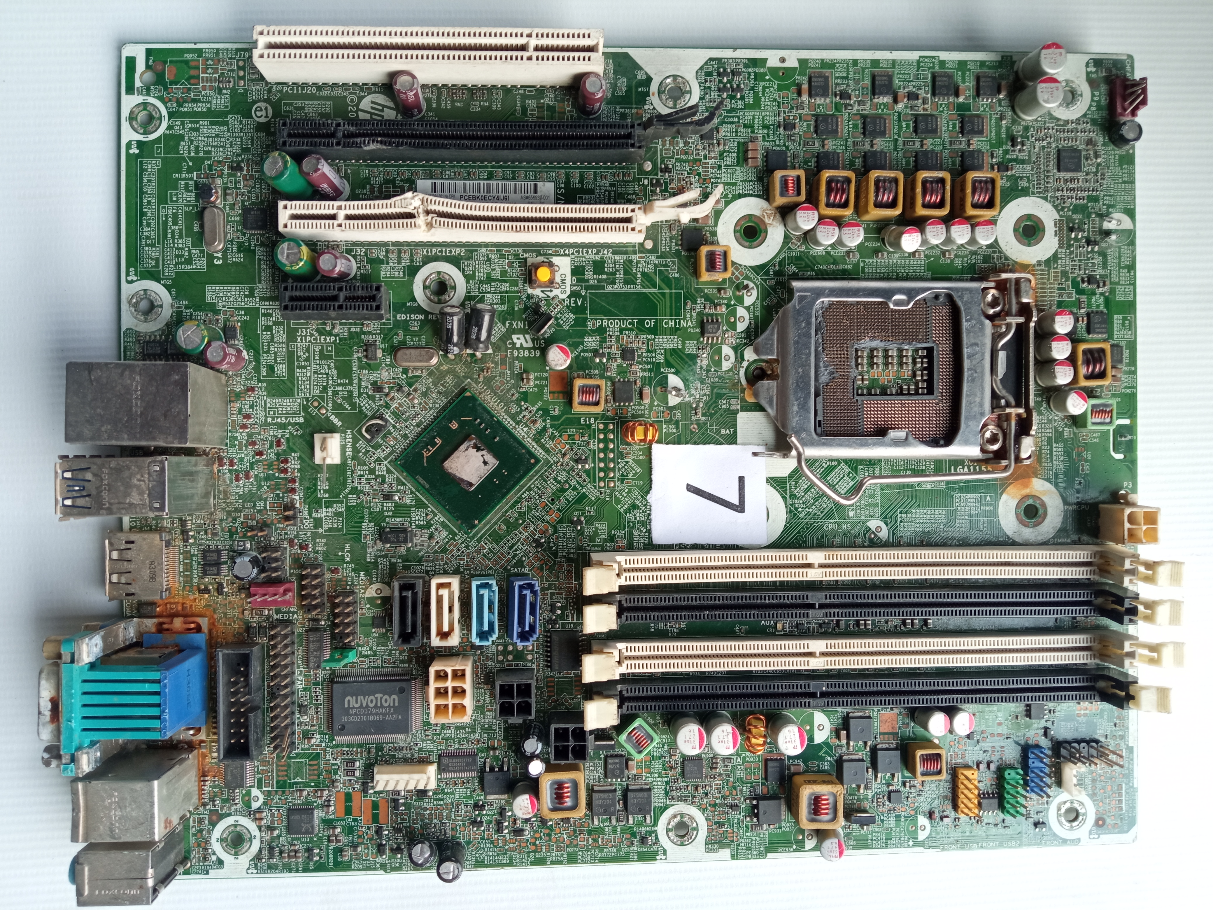 Simple Laptop Circuit Board